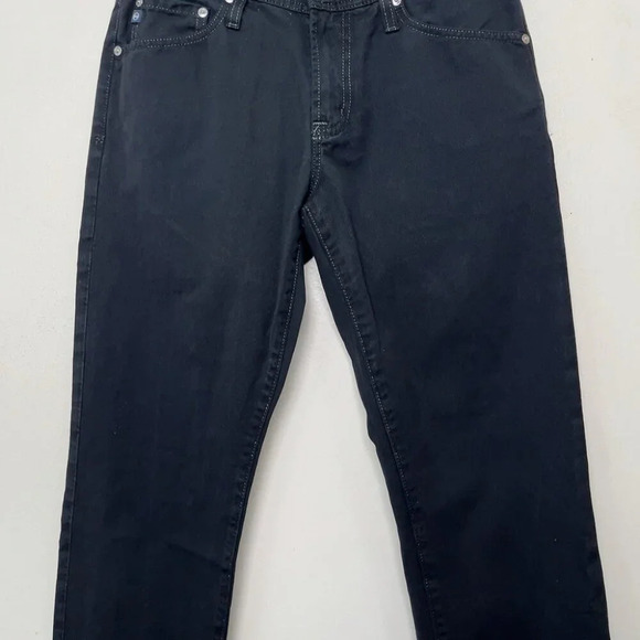 ADRIANO GOLDSCHMIED AG Mens 29R The Graduate Tailored Fit Stretch Jeans In Black - Picture 6 of 14